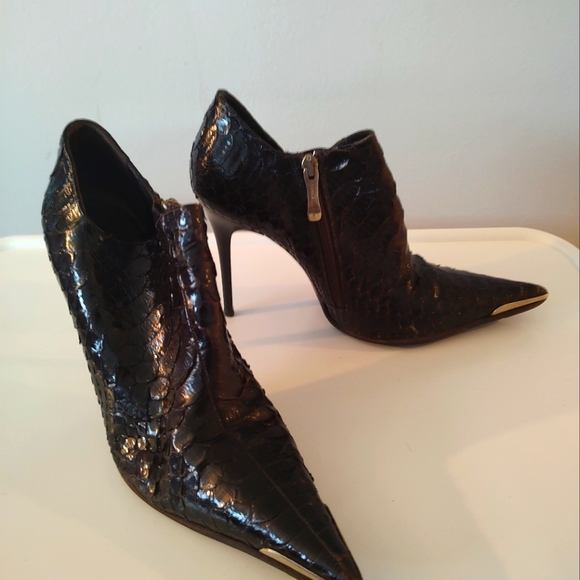 Gianmarco Lorenzi snakeskin size 7 ankle boots - Picture 15 of 15